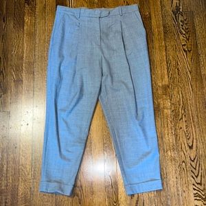 COS GRAY WOOL TROUSER